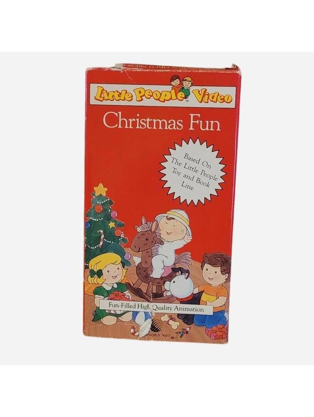 Vintage Little People Christmas Fun VHS tape #christmas #kids
